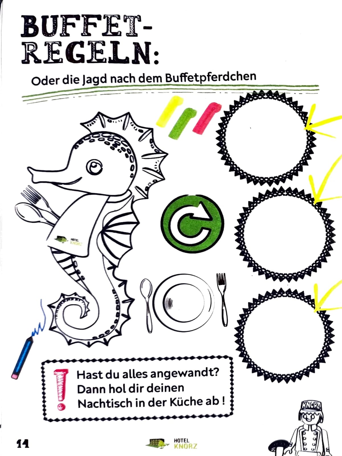 Buffet Regeln Heft Seite 1
